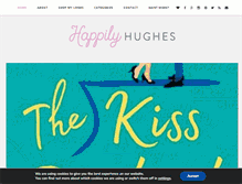 Tablet Screenshot of happilyhughes.com